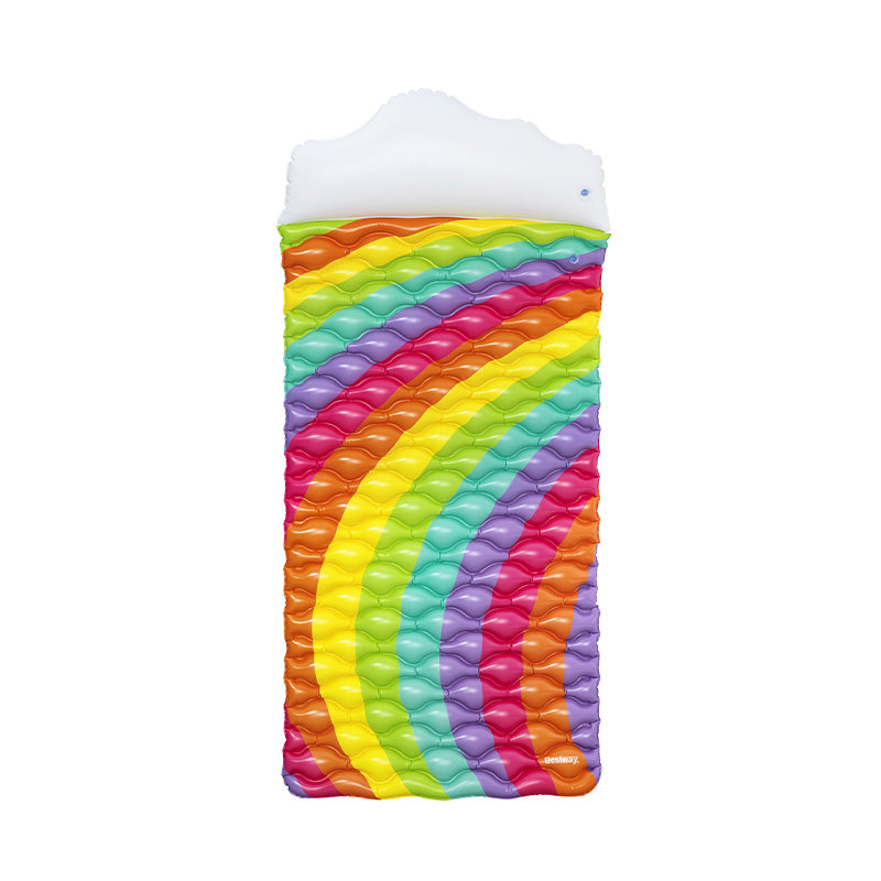 Rainbow Dreams Inflatable Pool Mattress