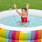 Piscine gonflable Rainbow Dreams - 6 pieds 9
