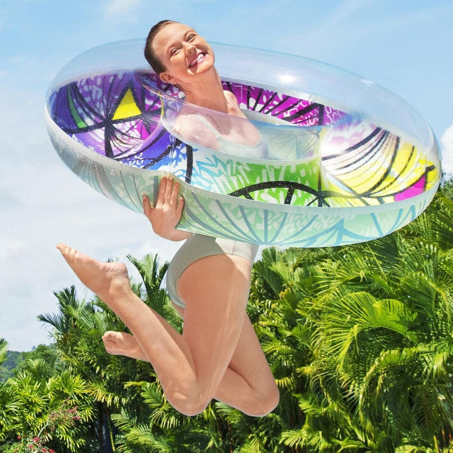 Tube de nage vitrail