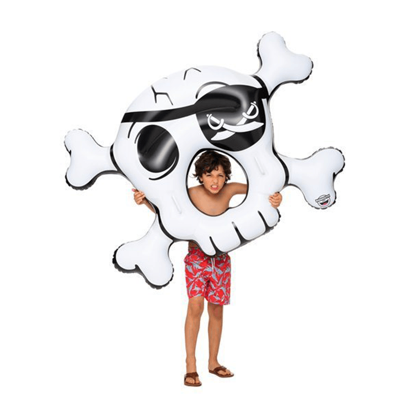 Skull and Crossbones Inflatable Pool Ring