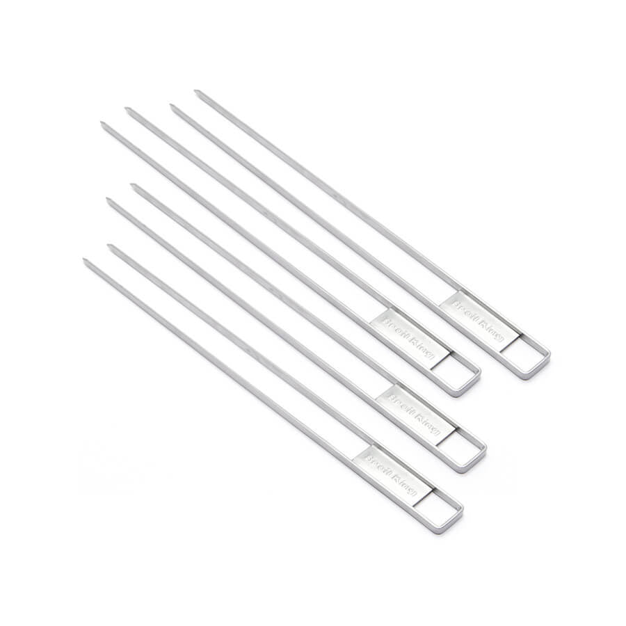 Dual Prong Stainless Steel Skewer Set
