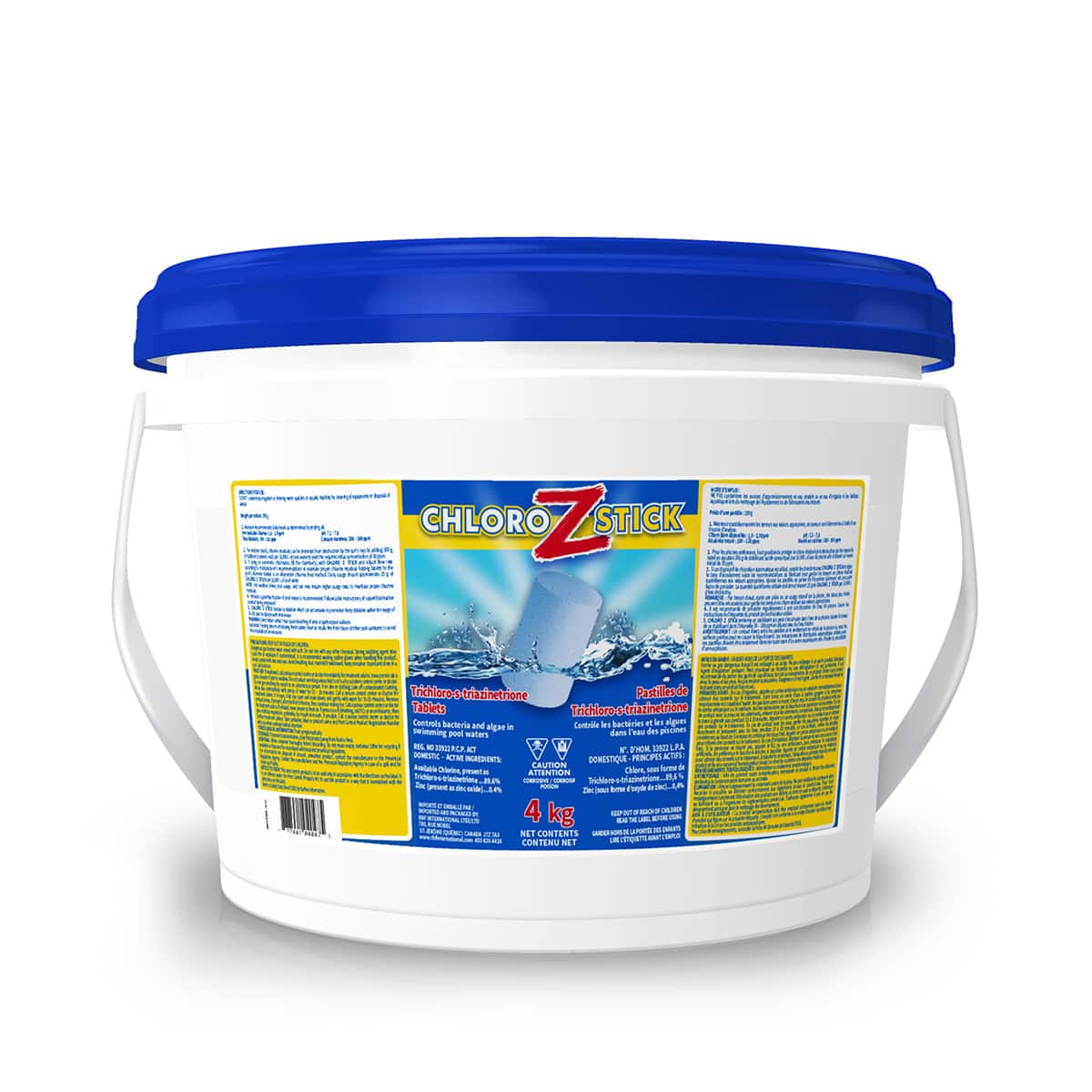 Blue Chlorination Stick with Zinc