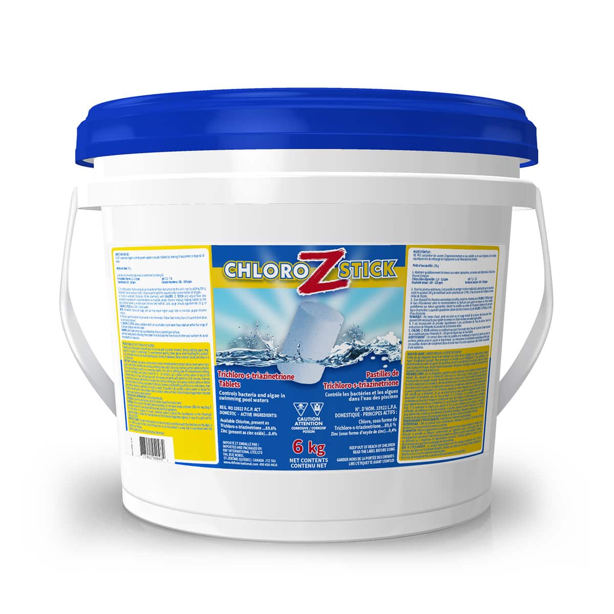 Blue Chlorination Stick with Zinc