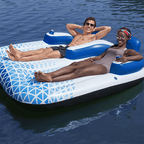 Chaise longue gonflable Indigo Wave - 2 places