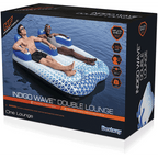 Chaise longue gonflable Indigo Wave - 2 places