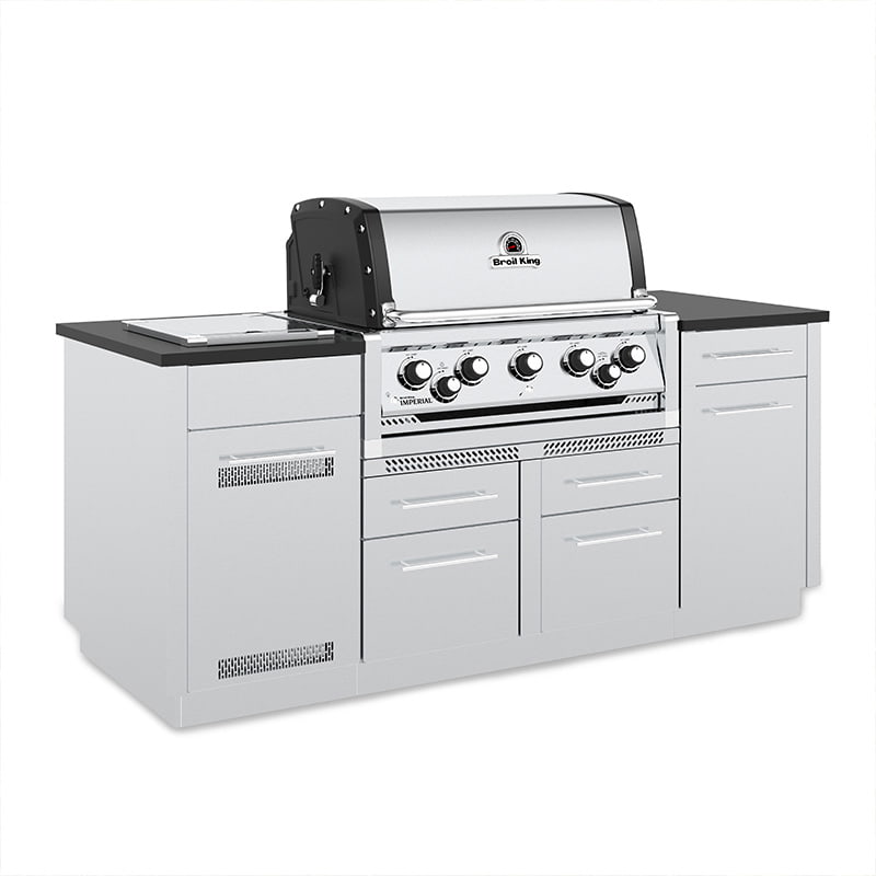 BBQ au gaz et cabinet Broil King Imperial S590i - 80 000 BTU
