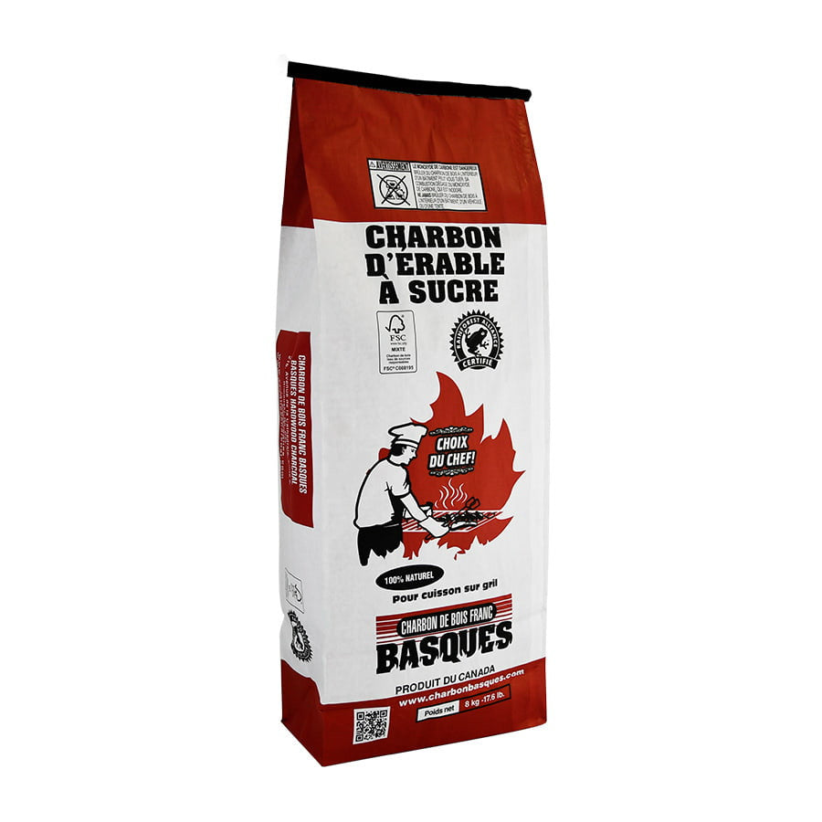 Charbon de bois franc - 8 kg