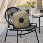 Raffia Pattern Printed Outdoor Cushion - 18 x 18 in.