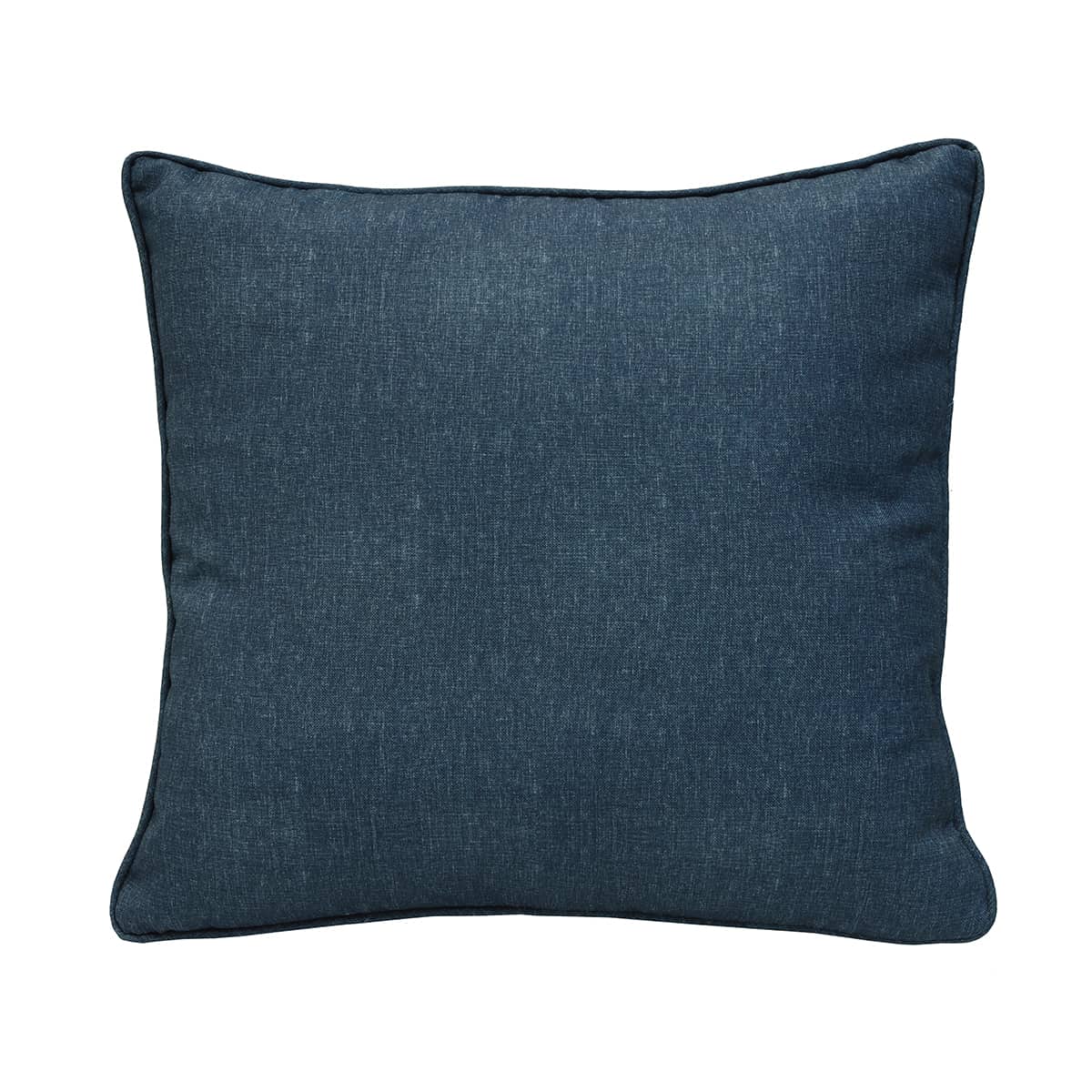 Textured Blue Outdoor Cushion - 18 x 18 in.