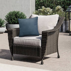 Textured Blue Outdoor Cushion - 18 x 18 in.