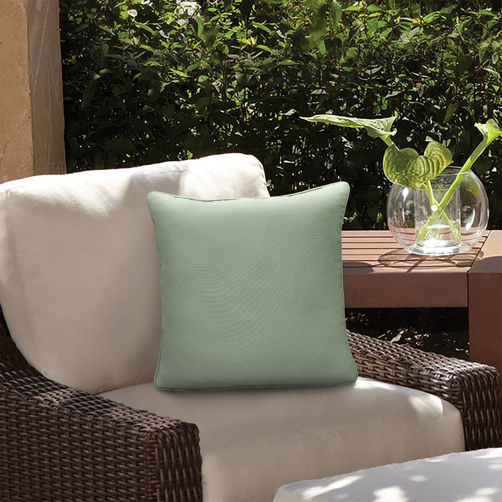 Sage Green Outdoor Cushion - 18 x 18 in.