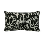 Printed Black Outdoor Cushion - 14 x 26 in.