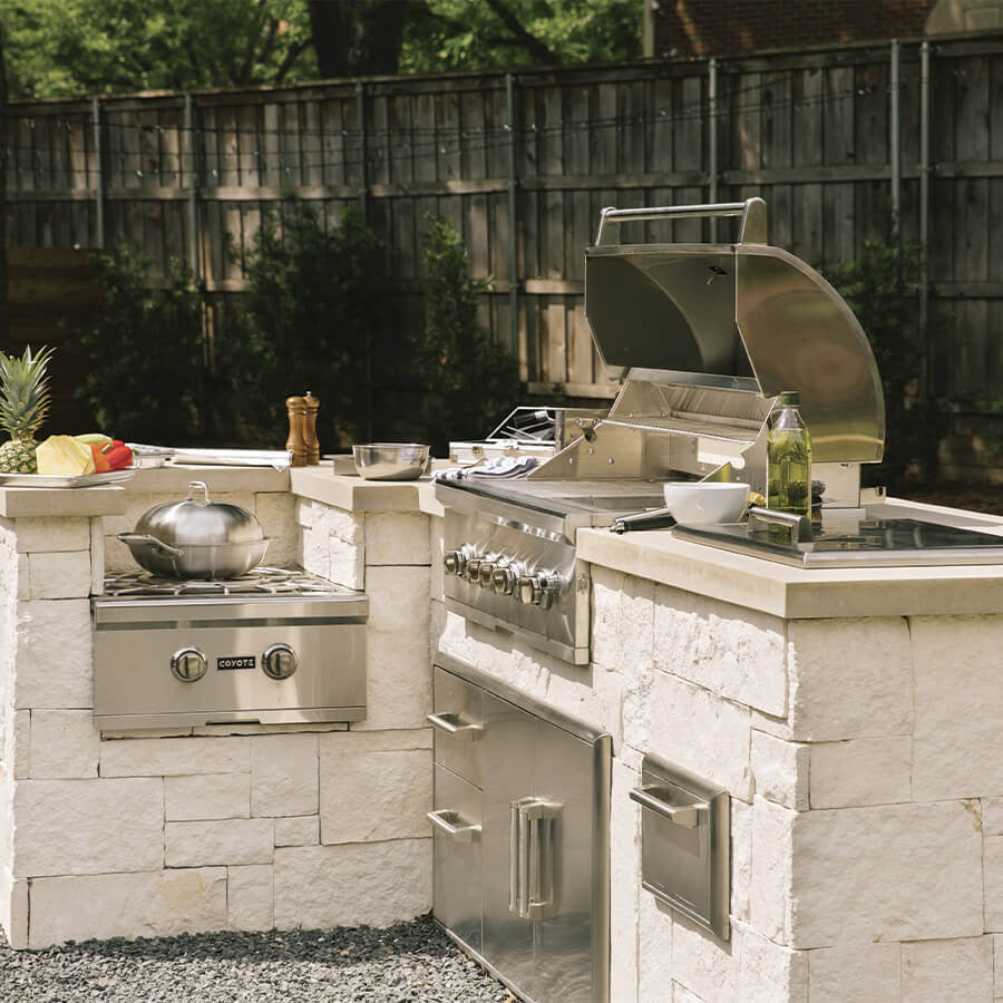 BBQ encastrable au gaz Serie-S Coyote