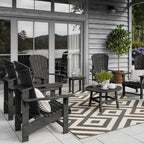 Chaise Adirondack à dossier droit