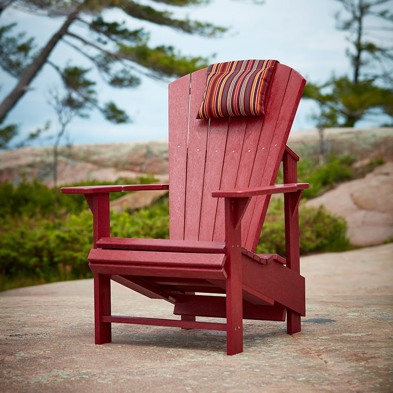 Chaise Adirondack à dossier droit