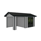 Cabanon Scandinave - 18 x 10 pi