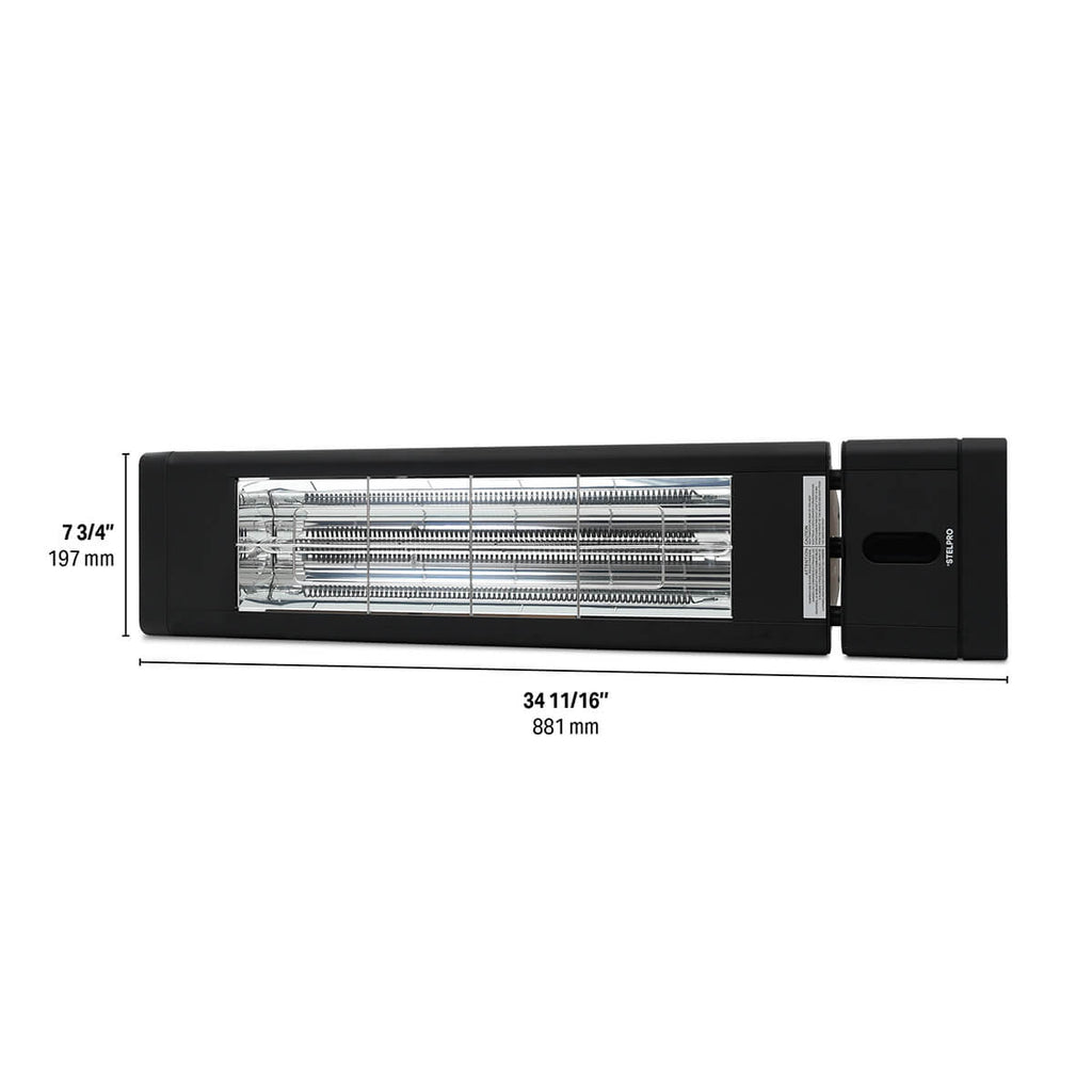 Chauffe-terrasse infrarouge - 1500W