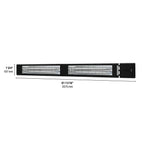Chauffe-terrasse infrarouge - 6000W