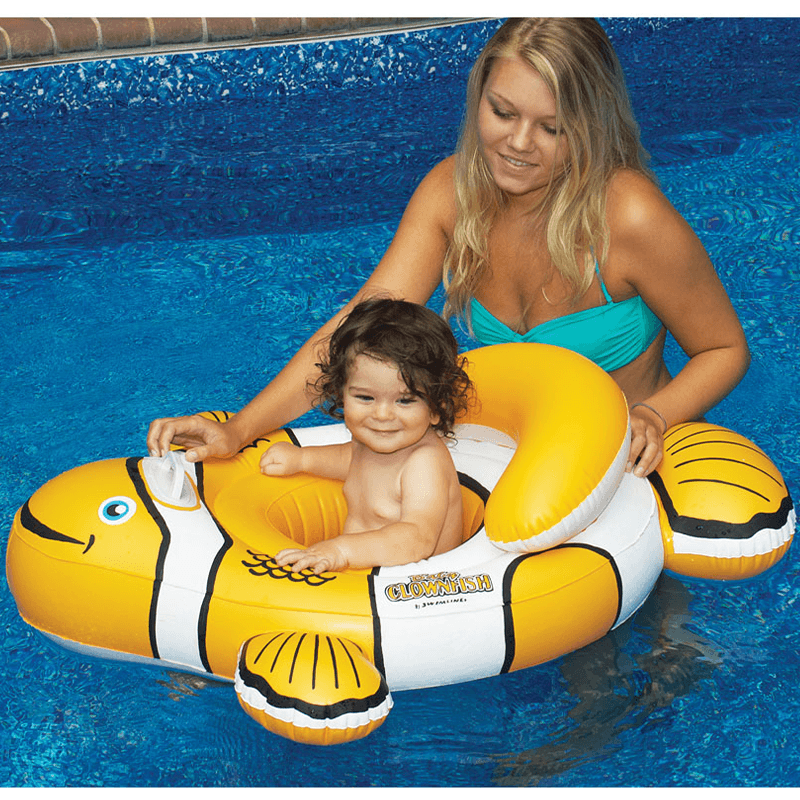 Clownfish Pool Float with Baby Seat