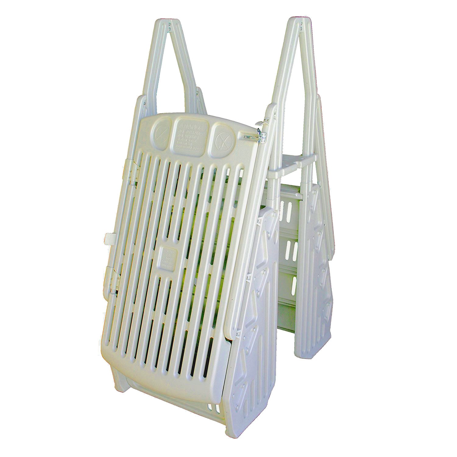 Ladder with Entry Barrier for Above Ground Pool