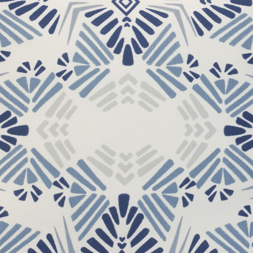 Coussin extérieur 18 x 18 po - Imprimé bleu