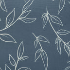 Blue Leaf Print Outdoor Cushion - 18 x 18 in.