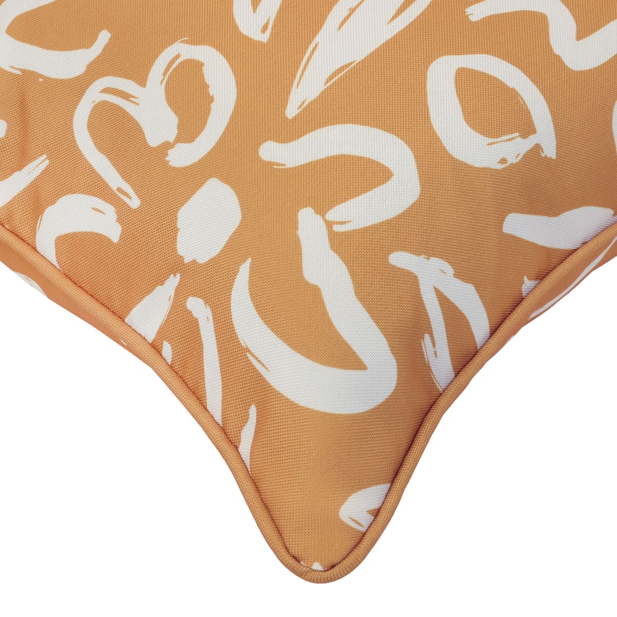 Coussin extérieur 18 x 18 po - Imprimé digital jaune
