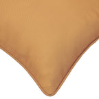 Coussin extérieur 18 x 18 po - Jaune safran uni
