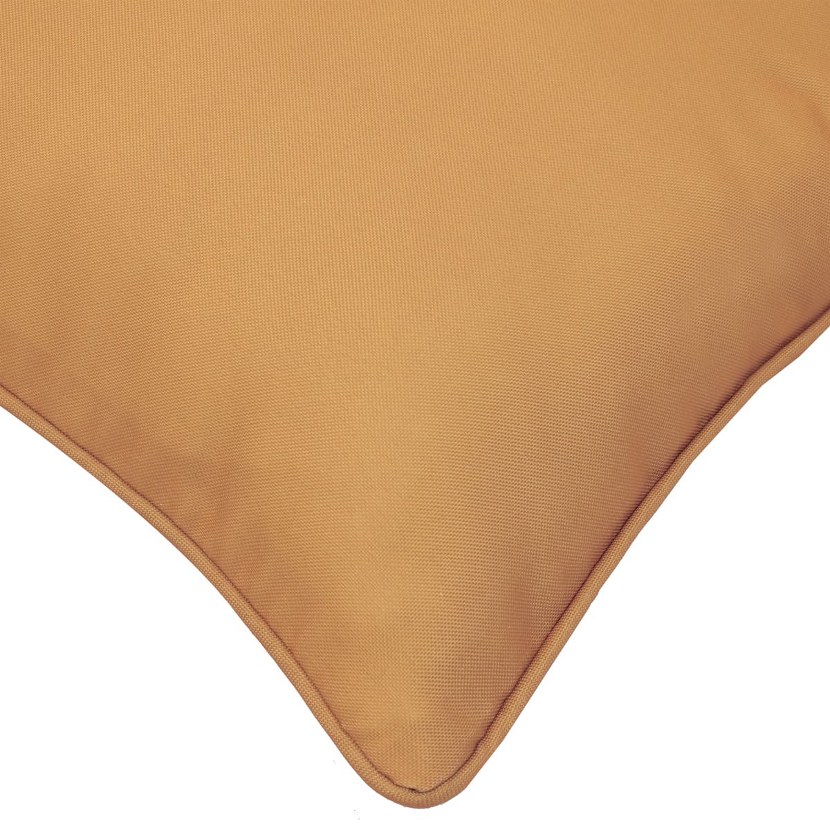 Coussin extérieur 18 x 18 po - Jaune safran uni