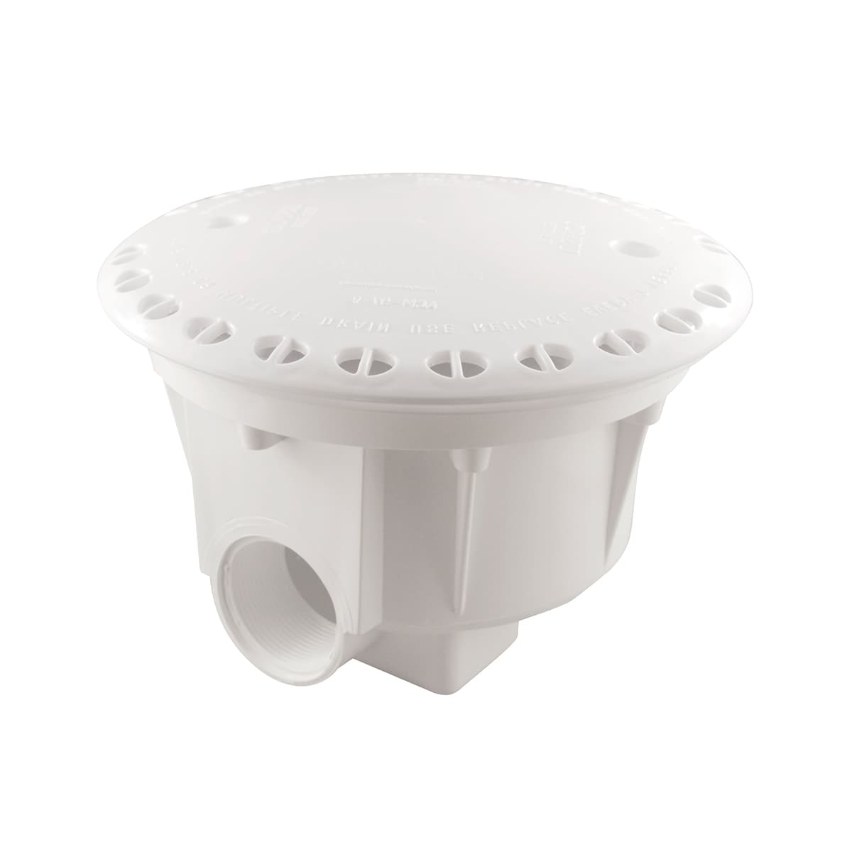 Anti-vortex bottom drain