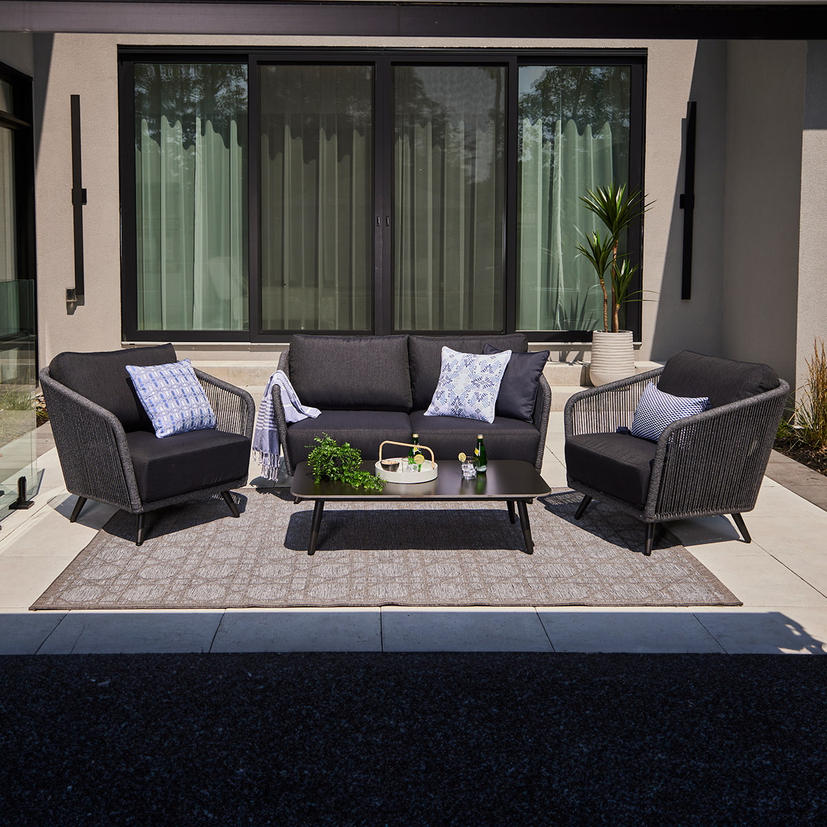 Table basse extérieure Empire