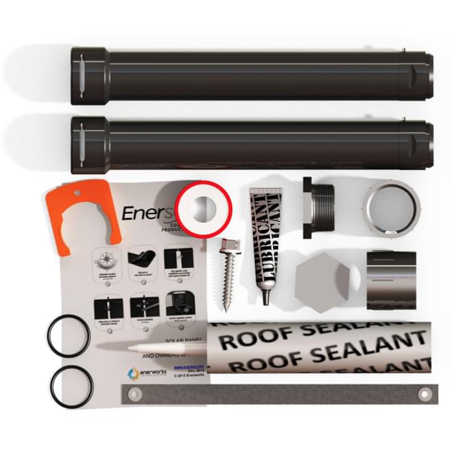 Kit de système de chauffage solaire