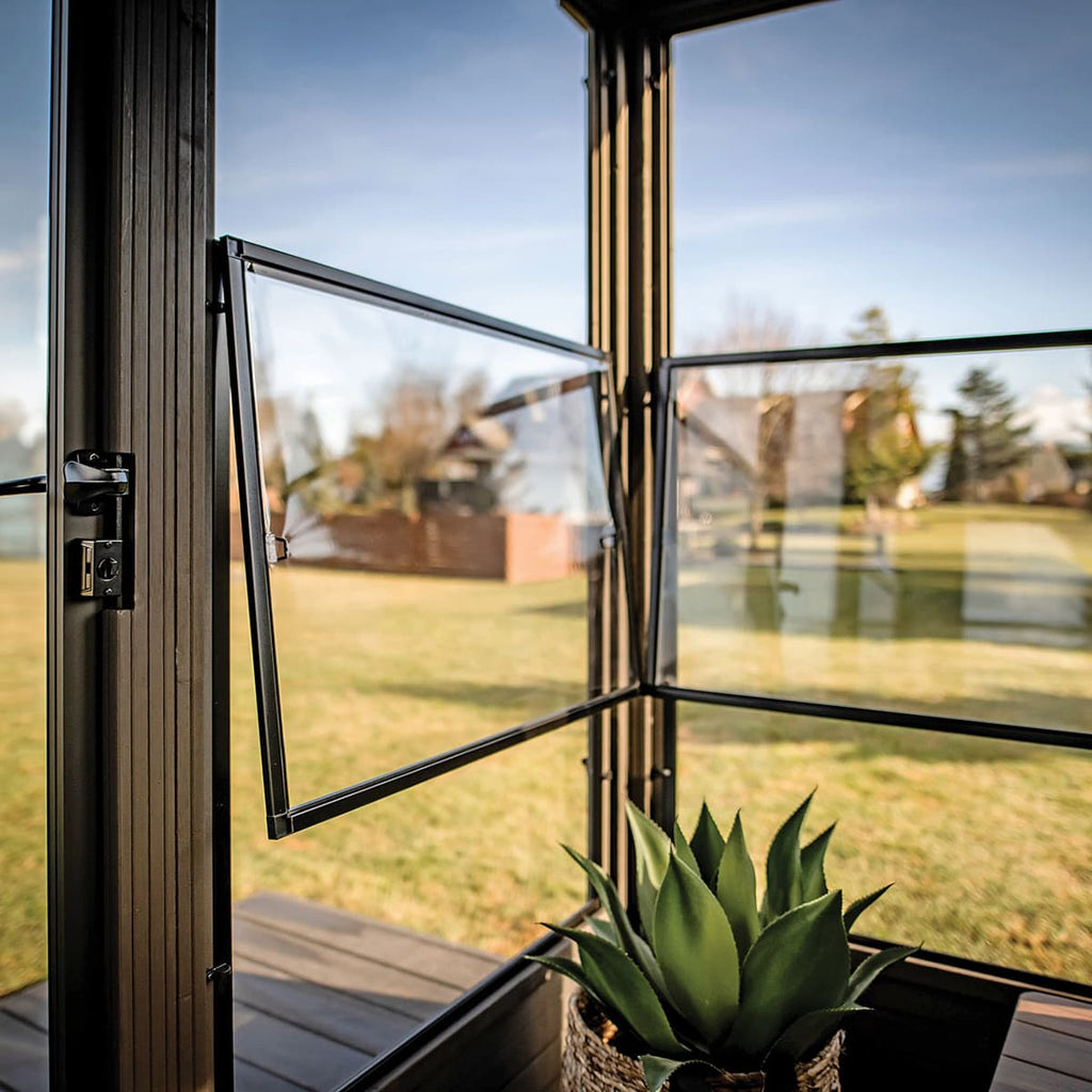 Folding Soft Windows Kit for Adela Pavilion - 11 x 14 ft.