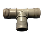 Hose Barb Tee - 1.5 x 1.5 x 1.5 in.