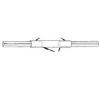 Tube pour enrouleur de toile solaire à moulinet - Jusqu'à 16 x 32 pi