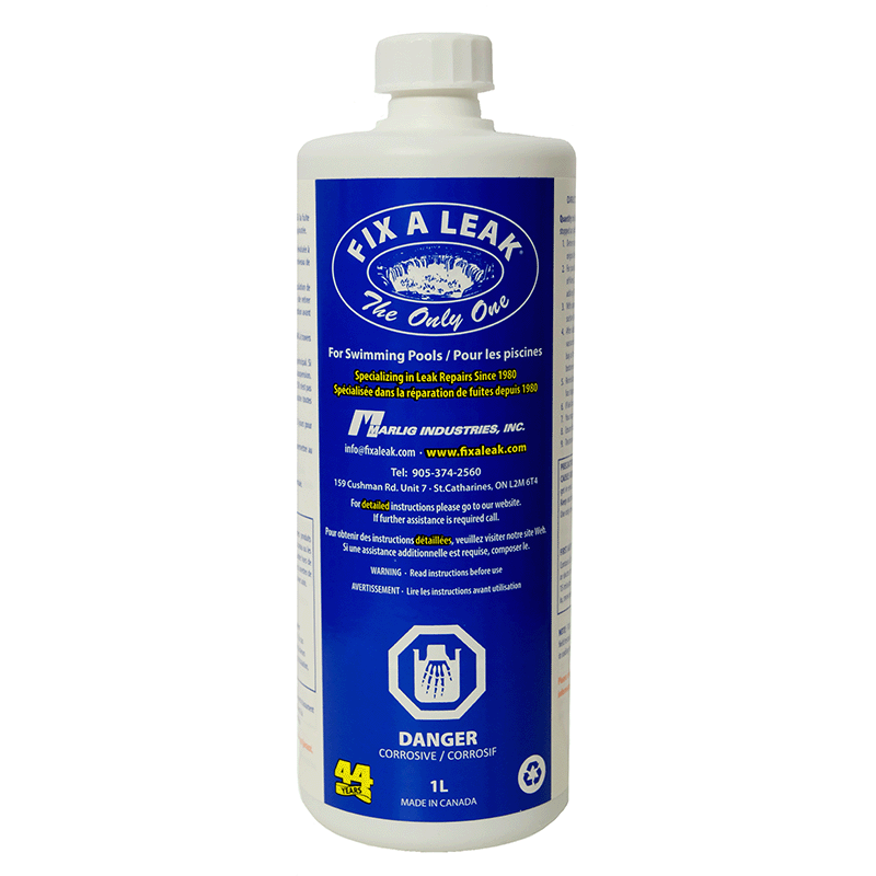 Liquide de réparation des fuites de piscine - 32 oz