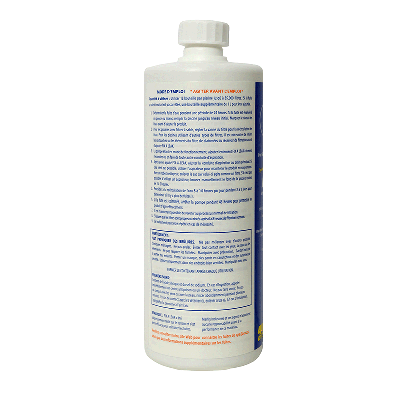 Liquide de réparation des fuites de piscine - 32 oz
