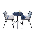 Flores Outdoor Bistro Set (Black)
