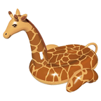 Gonflable girafe géante