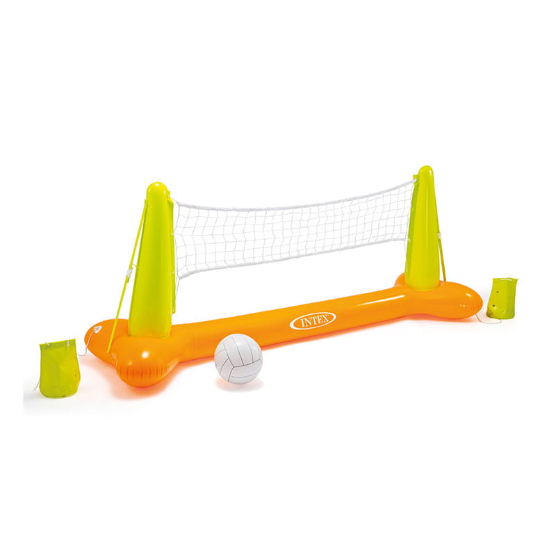Jeu de volleyball de piscine avec sac d'encrage