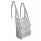 Échelle avec barrière d'entrée pour piscine hors terre