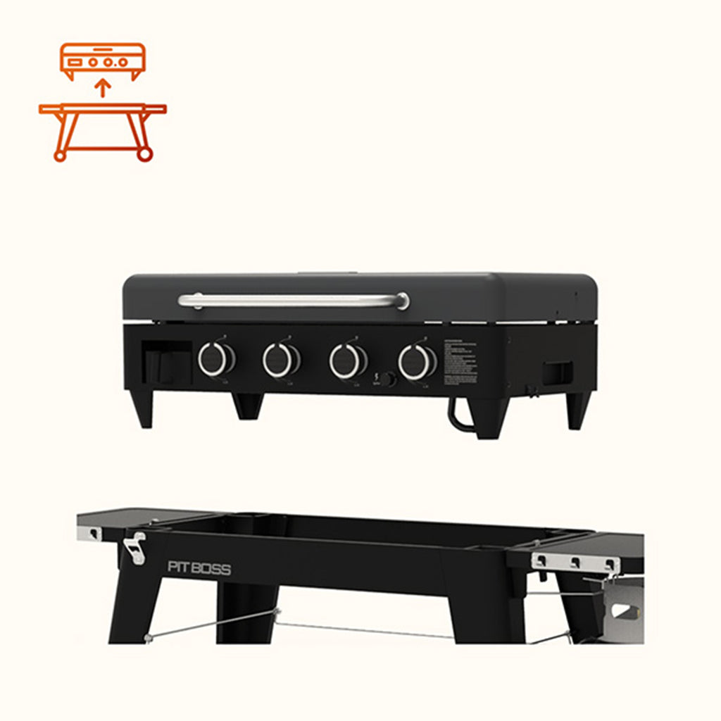 Ambiance Plancha with 4 Removable Burners