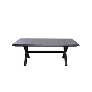 Ensemble à dîner extérieur Iceland - Chaises à haut dossier grises