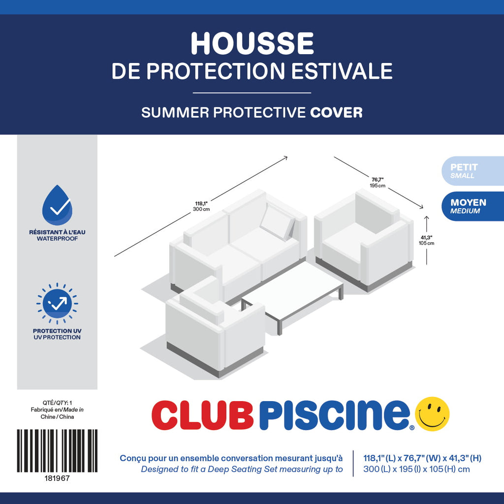 Summer Protective Cover for Loveseat Set