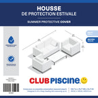 Summer Protective Cover for Loveseat Set