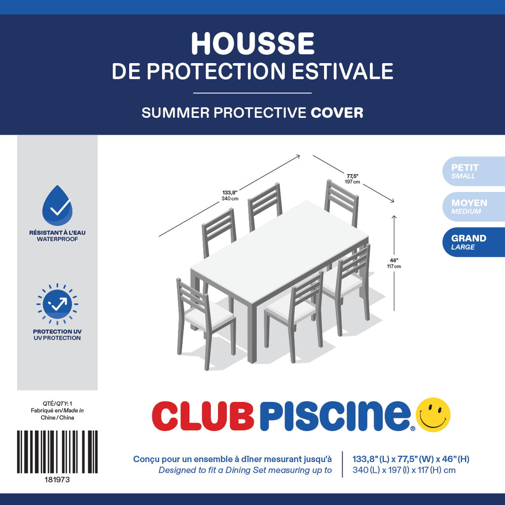 Summer Protective Cover for Dining Set