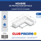 Housse protectrice d'été pour sectionnel