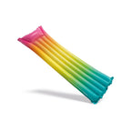 Rainbow Colors Inflatable Pool Mattress