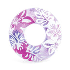 Tube de nage fleuris
