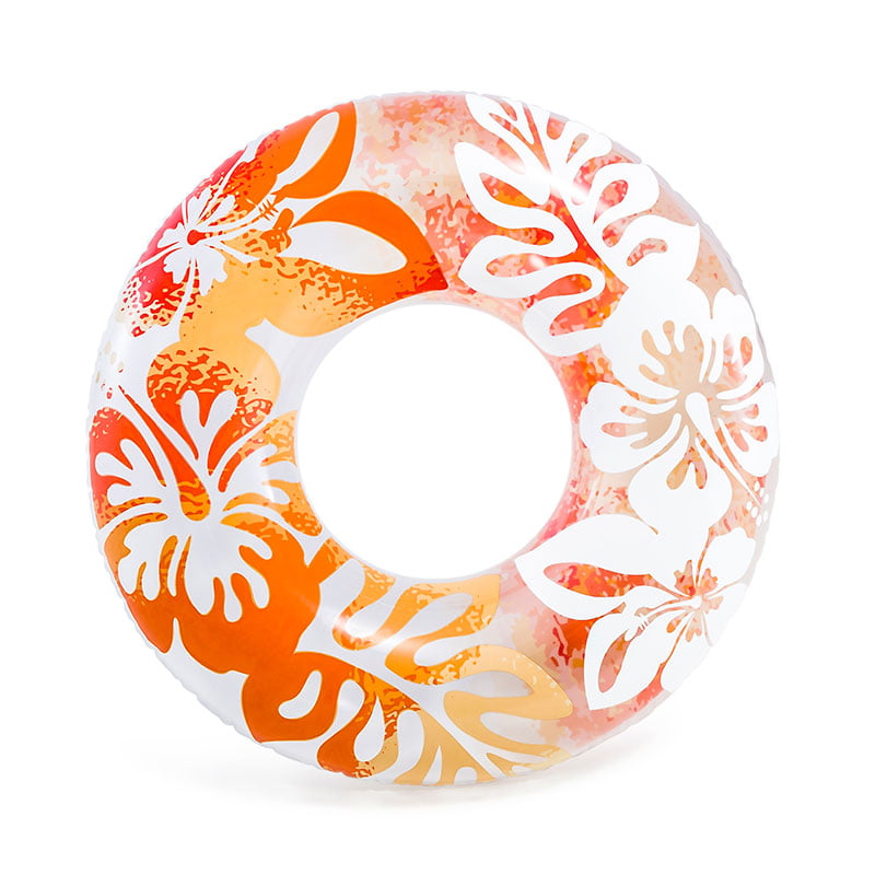 Tube de nage fleuris